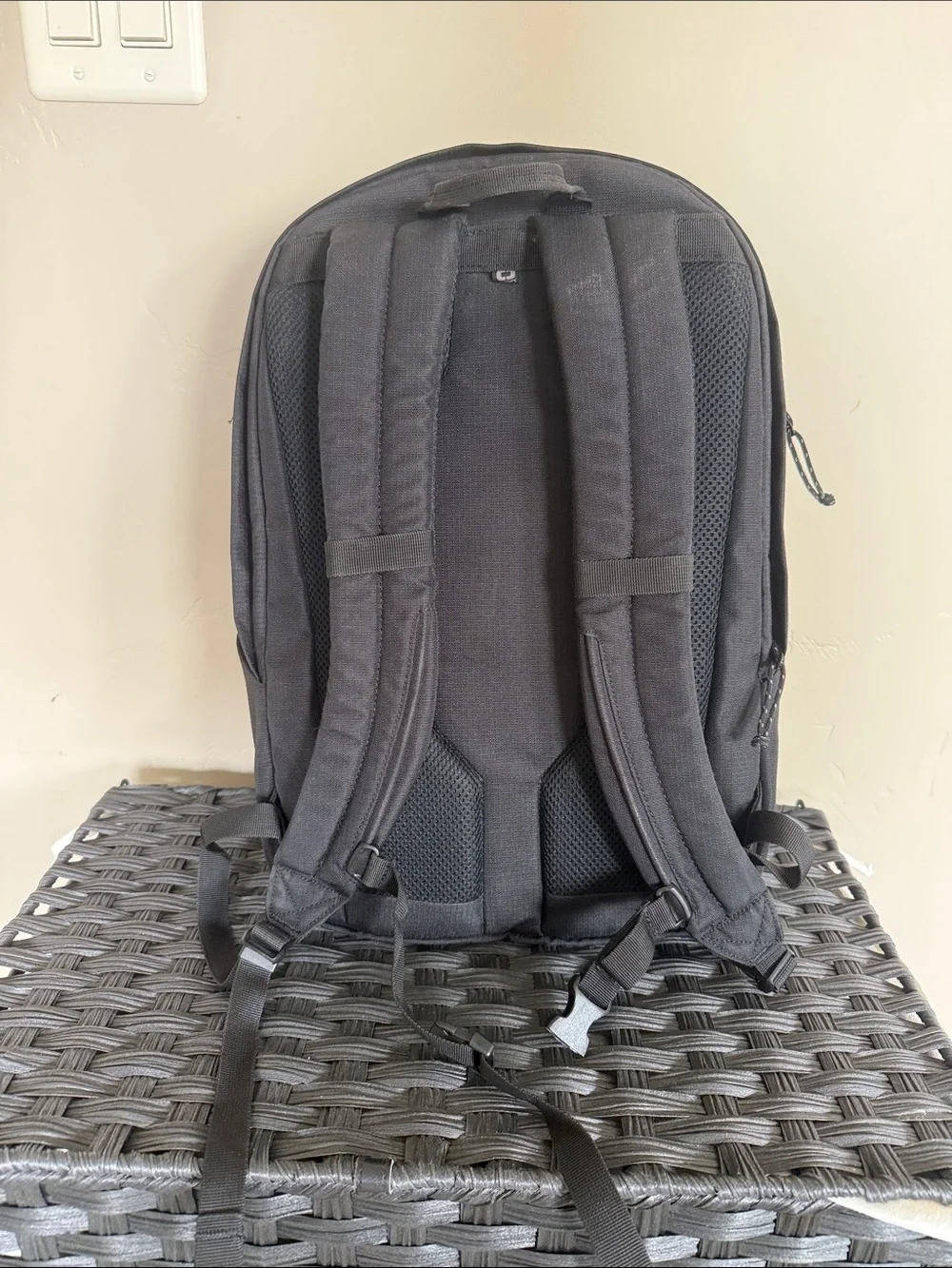 OGIO Black Backpack with Blue Accents and Boise Open Logo